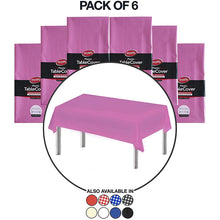 6 Pack Disposable Tablecloth Rectangle